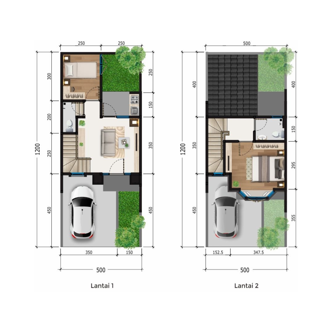 Layout Modbury L5 - 2LT - CitraLand Cibubur